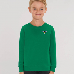 save the bees kids green sweatshirt by tommy & lottie
