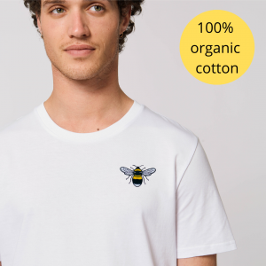 tommy and lottie 100% GOTS organic cotton t shirt - bee design