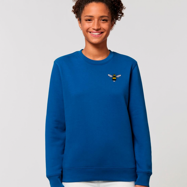 tosave the bees blue sweatshirt - by tommy & lottie