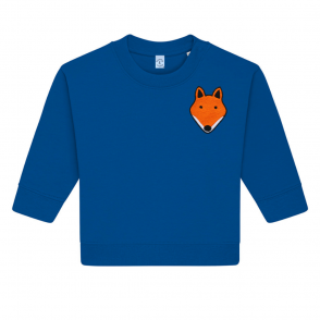 Organic Cotton Babies Blue Fox Sweatshirt